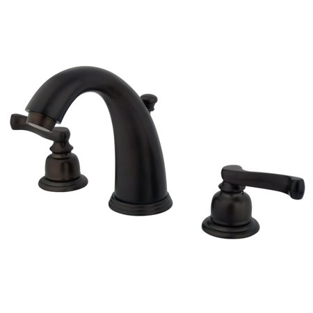 KINGSTON BRASS KB985FL Widespread Bathroom Faucet, Oil Rubbed Bronze KB985FL